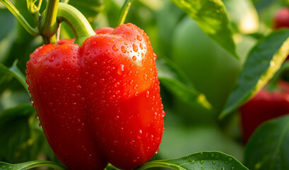  bell pepper in the garden