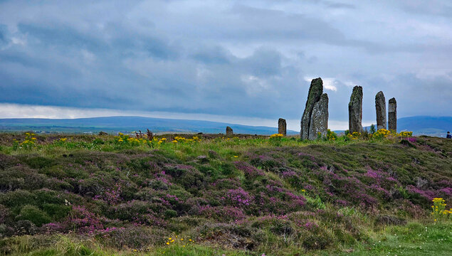 wonderful views of the Ring of Brodgar on the Orkney Islands