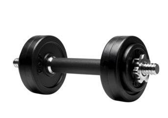 Adjustable Dumbbell Fitness Equipment isolated on transparent background