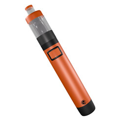 Electronic cigarette modeled in 3D/ PNG (color : Flame orange)