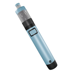 Electronic cigarette modeled in 3D/ PNG (color : Soft aqua blue)