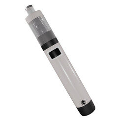 Electronic cigarette modeled in 3D/ PNG (color : White)