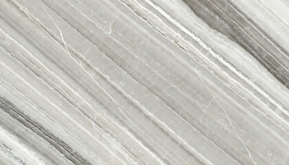 Elegant Grey Natural Stone Texture with Striking Diagonal Veins. Polished Marble or Onyx Surface Background
