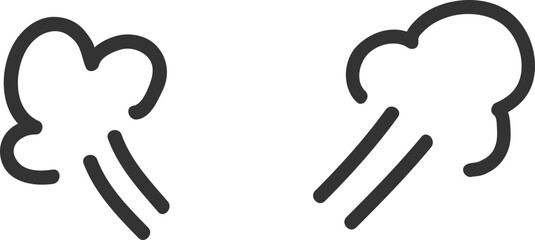 화남의 감정을 표현하는 그림도형