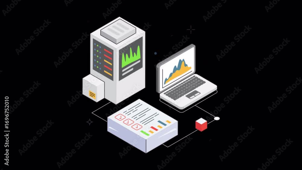 Poster ui data visualization animation alpha channel