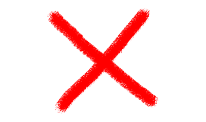 Hand draw Cross symbol