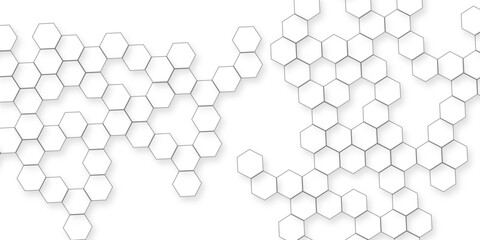 modern geometric abstract hexagon background featuring geometric symmetry, modern minimal abstract hexagon geometric patterns design ideal for futuristic background.
