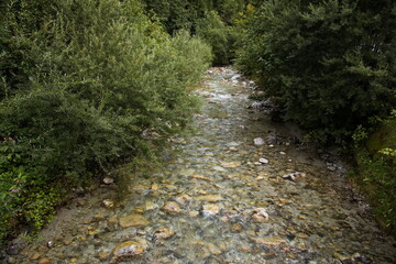 Creek Weissbach in Weissbach, Austria, Europe
