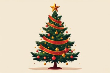 Christmas and New Year Isolated Object Illustration Pack