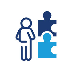 problem solving colored icon vector design good for web or mobile app