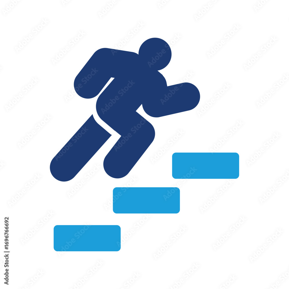 Poster career colored icon vector design good for web or mobile app