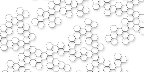 modern abstract white hexagon background, seamless geometric abstract technology and business Modern white hexagon background with subtle geometric pattern for clean minimal abstract design.