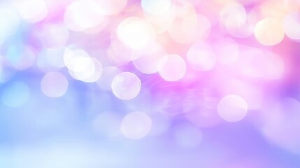 Pastel bokeh lights background abstract design