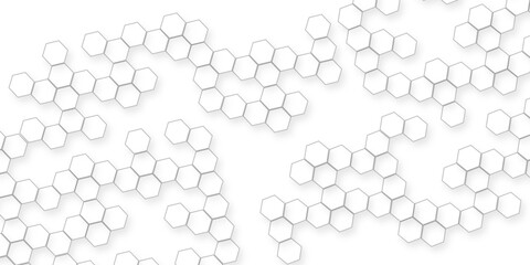 seamless geometric abstract technology and business  Modern white hexagon background with subtle geometric pattern for clean minimal abstract design aesthetics.
