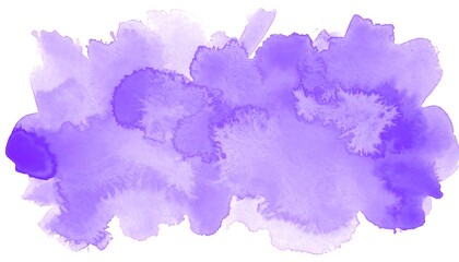 Aesthetic Light Purple Watercolour Stain on White Background, Subtle Textures