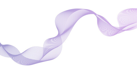 Abstract digital illustration featuring a flowing wave in parallel lines, The lines are colored in a subtle gradient, a three-dimensional ribbon or a series of sine waves moving horizontally.