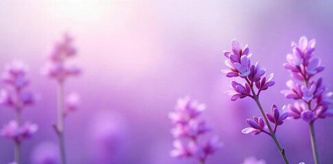 Obraz premium Soft, dreamy lavender background perfect for design projects, websites, presentations, and more A calming and versatile image ideal for adding a touch of serenity to your work , soft, image