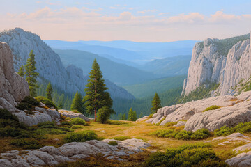 Fototapeta premium majestic mountains inspire artists worldwide serving as canvases for emotional expression