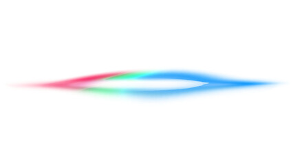 Naklejka premium Abstract glowing light streak png
