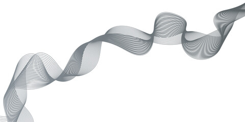 Fototapeta premium abstract technology concept modern wave lines, Wavy grid pattern or blending curved lines, Abstract wavy lines composition with smooth thin lines, Abstract wave line background with flowing curves.