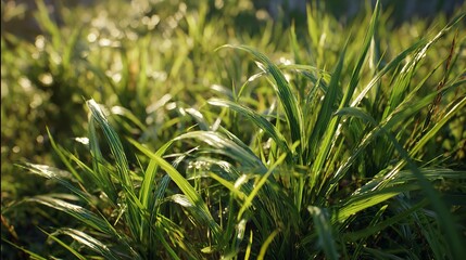 Grass texture. Generative AI