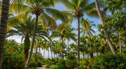 Obraz premium Tropical Palm Trees