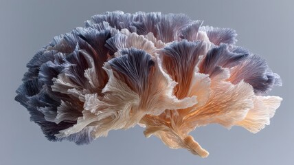 Crystalline Brain Art Sculpture Abstract