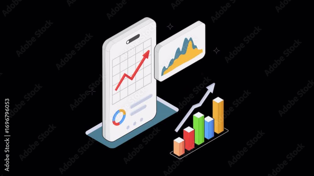 Poster mobile analytics animation alpha channel