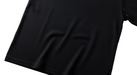 Black Fabric Texture Close Up Abstract Background Sportswear Athletic Apparel Material Design