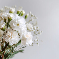 white flowers