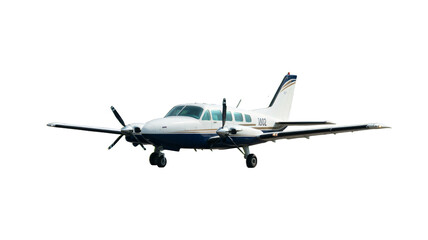 Obraz premium Sleek twin-engine private jet ready for luxurious travel and executive transport adventures