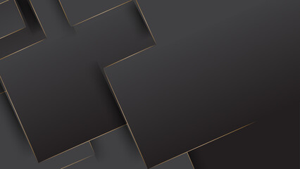 Black gold background