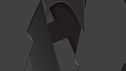 Black gold background
