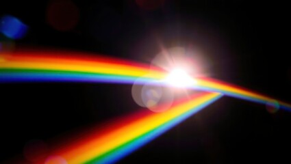 rainbow in the night