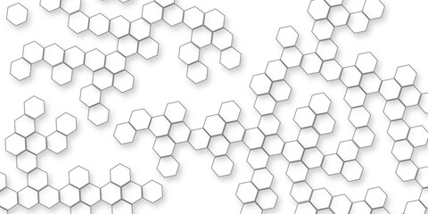 modern busines  concept hexagons background,  Abstract hexagon polygonal pattern Modern abstract white hexagon background with geometric futuristic pattern design for minimal and elegant style.
