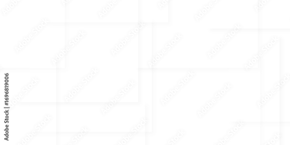 Poster modern abstract white background design with layers of textured white transparent material in triang