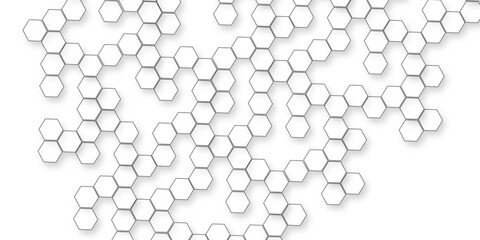 white abstract hexagon with various seamless retro modern geometric elements, Abstract White Hexagon Background with Geometric Pattern, Minimalist Design, Modern Texture, and Clean Shapes.