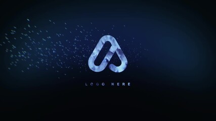 3d unique, trendy, clean, hyper energetic logo intro animation, presentation for your business, 4k high fps, 3d render.
