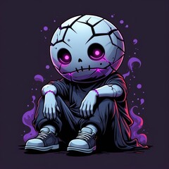 halloween monster vector