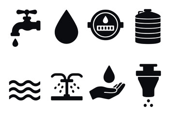 Home and office linear icon set. featuring alarm clock, breakfast, computer, checklist, dining, chair, lamp, book