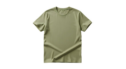 Plain Green TShirt Mockup Template for Design Branding and Apparel Promotion