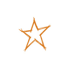 Geometric star design with vibrant color options