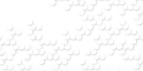 White abstract background with smooth minimal textures, clean light hexagon shapes, modern geometric patterns, elegant soft design, futuristic digital artistic backdrop.