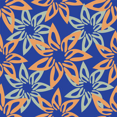 cute flower pattern image for fabric textile or wall decoration
