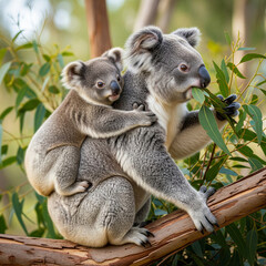 Obraz premium koala in tree