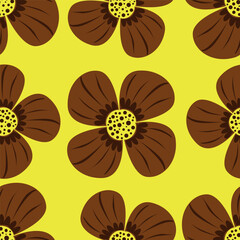 cute flower pattern image for fabric textile or wall decoration
