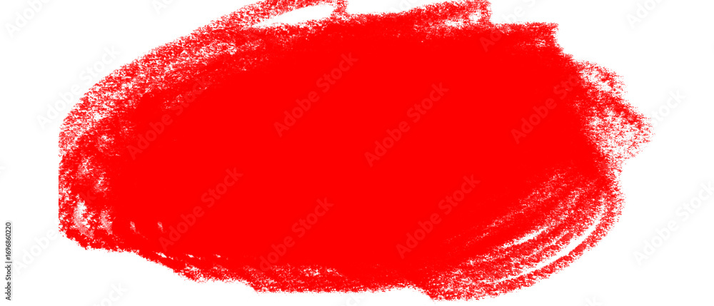 Poster red paint stroke background texture design artistic element creative expression bright color on tran
