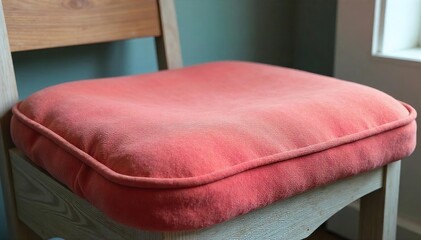 Soft, plush cushion seat in a variety of colors and textures, perfect for adding comfort and style to any room Ideal for chairs, benches, or window seats , pastel, office, comfort
