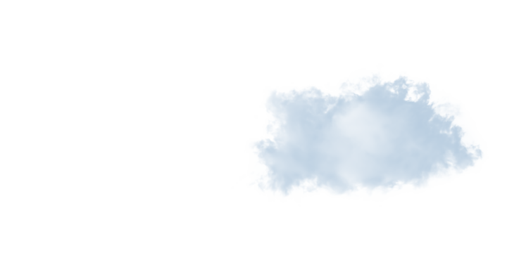 Cumulus and Stratus Clouds in Contrasting White and Gray Hues Atmospheric Weather Phenomenon on transparent background