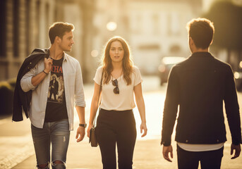 Playful Couple Scene with Humorous Lifestyle Moment